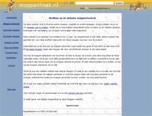 Tablet Screenshot of moppenhoek.nl